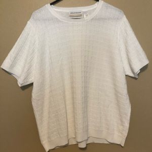 Alfred Dunner White Sweater Shirt 1X